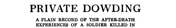Private Dowding