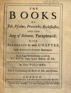 Providence in the Book of Job
