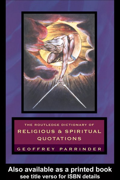 The Routledge Dictionary of Religious & Spiritual Quotations