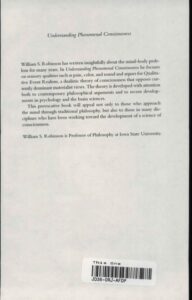 Understanding Phenomenal Consciousness