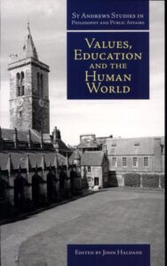Values, Education and the Human World