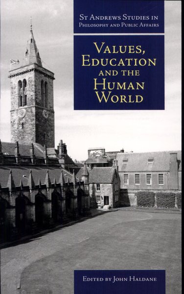Values, Education and the Human World
