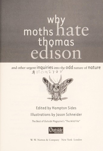 Why Moths Hate Thomas Edison