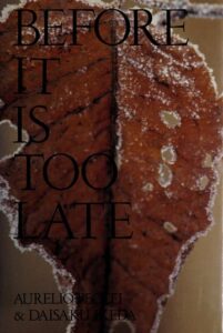 Before it is too Late