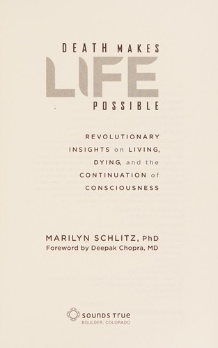 Death Makes Life Possible