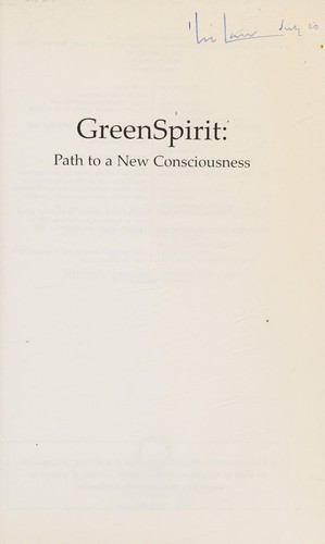GreenSpirit – Path to a New Consciousness