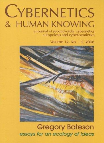 Gregory Bateson – essays for an ecology of ideas