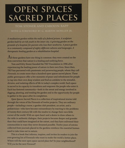 Open Spaces, Sacred Places