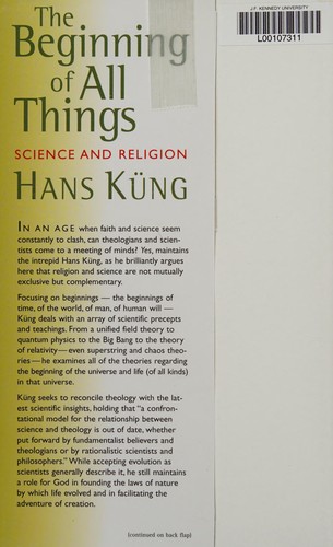 THE BEGINNING OF ALL THINGS