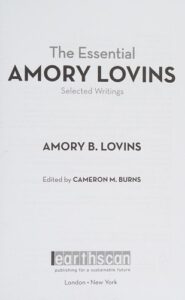 The Essential Amory Lovins
